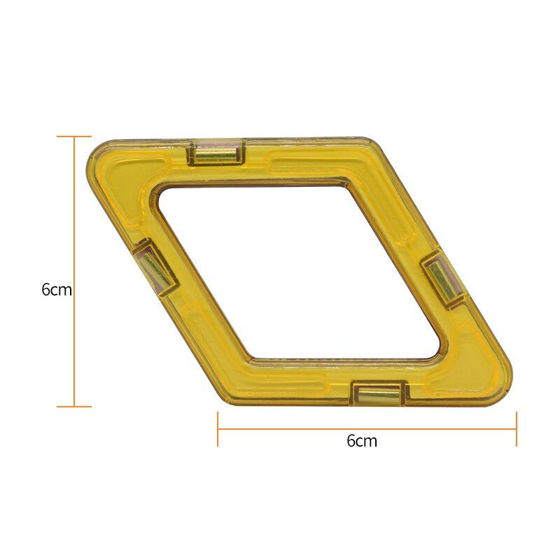1pcs Magnetic DIY Building Blocks Parts for Children Designer Magnetic Toys Magnet Model Building Blocks Construction Toys Gifts