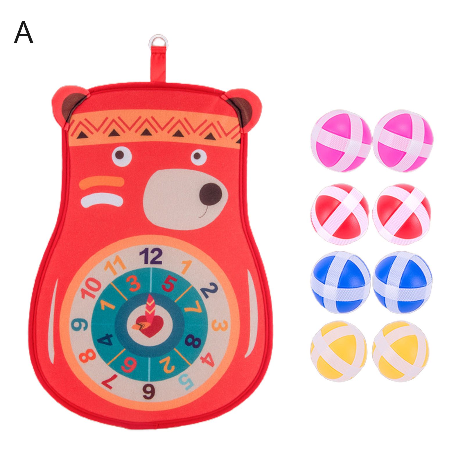 Sticky Balls Target Dart Board Set Parent Child Game Interactive Toy Kids Gift
