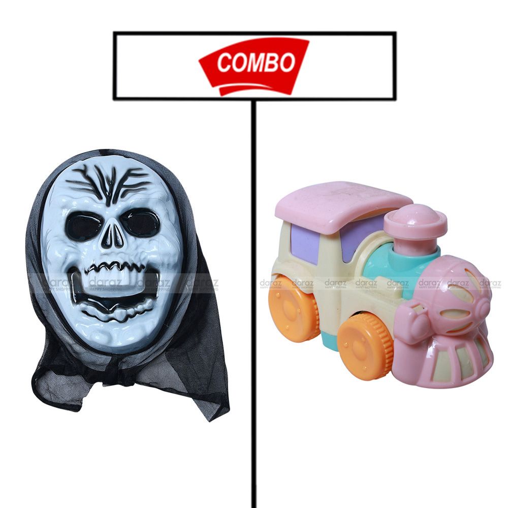 Baby Ghost  false face & Teddy Bear  Combo Pack