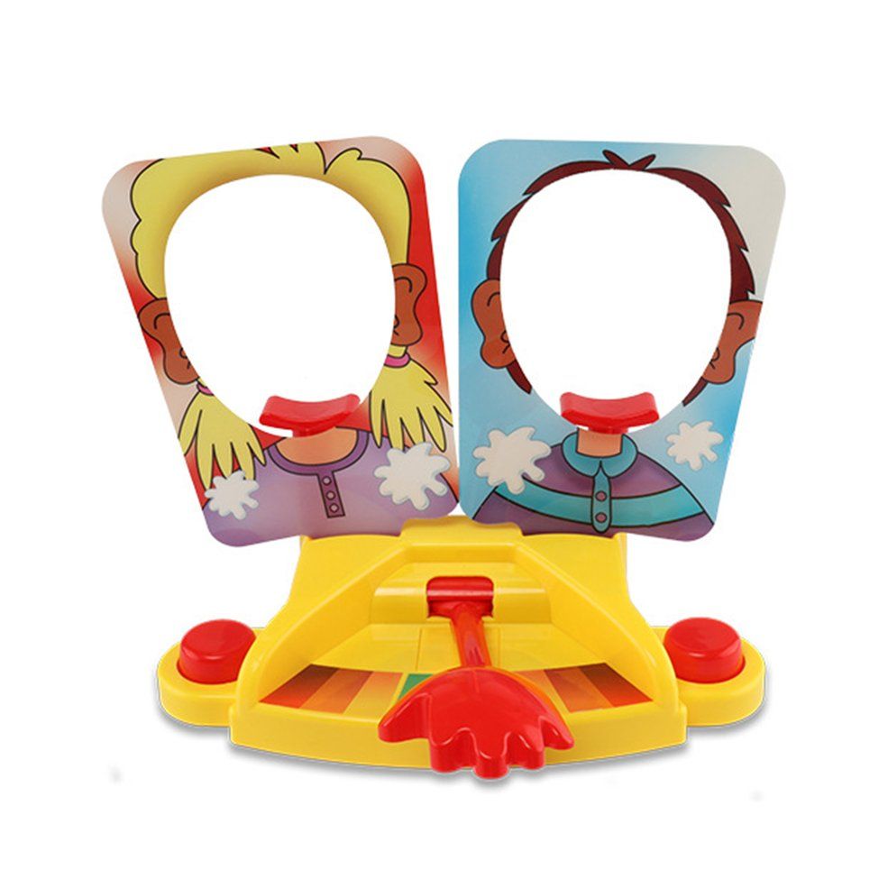 Pie Face Showdown Game Double Cream Face Machine Funny Gadgets Toys
