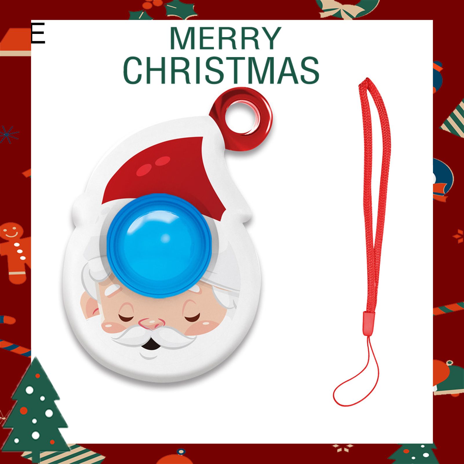 Greenhome Eye-catching Fidget Toy Educational Toys Color Random Portable Flexible Bubble Decompression Toy for Gifts