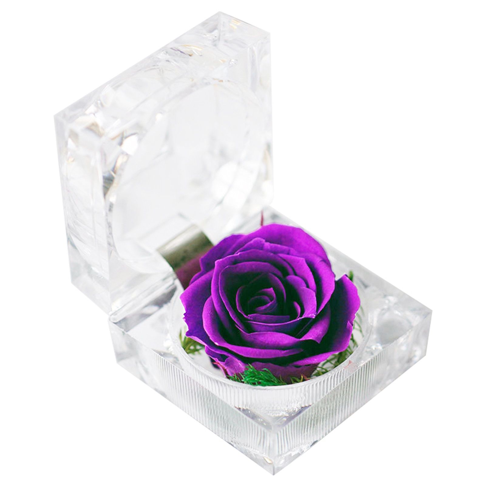 Ring Container Eco-friendly Adding Vitality Rose Ring Holder