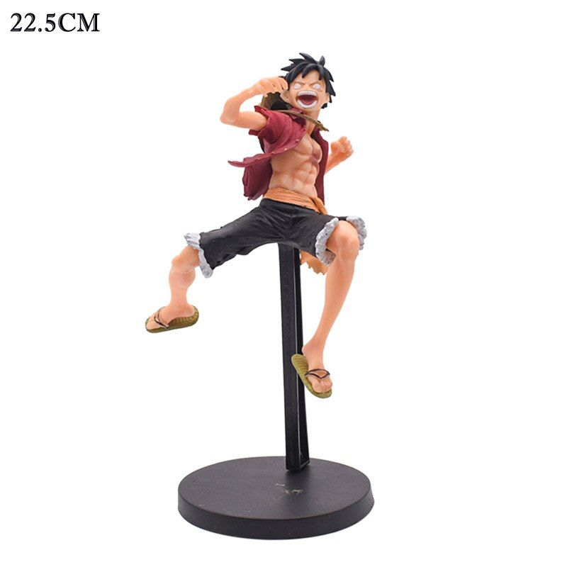 17-24CM One Piece Action Figure Anime Monkey D. Luffy Zoro Sabo Hancock Ace Top Battle 4 Model King PVC Collection Dolls Toys