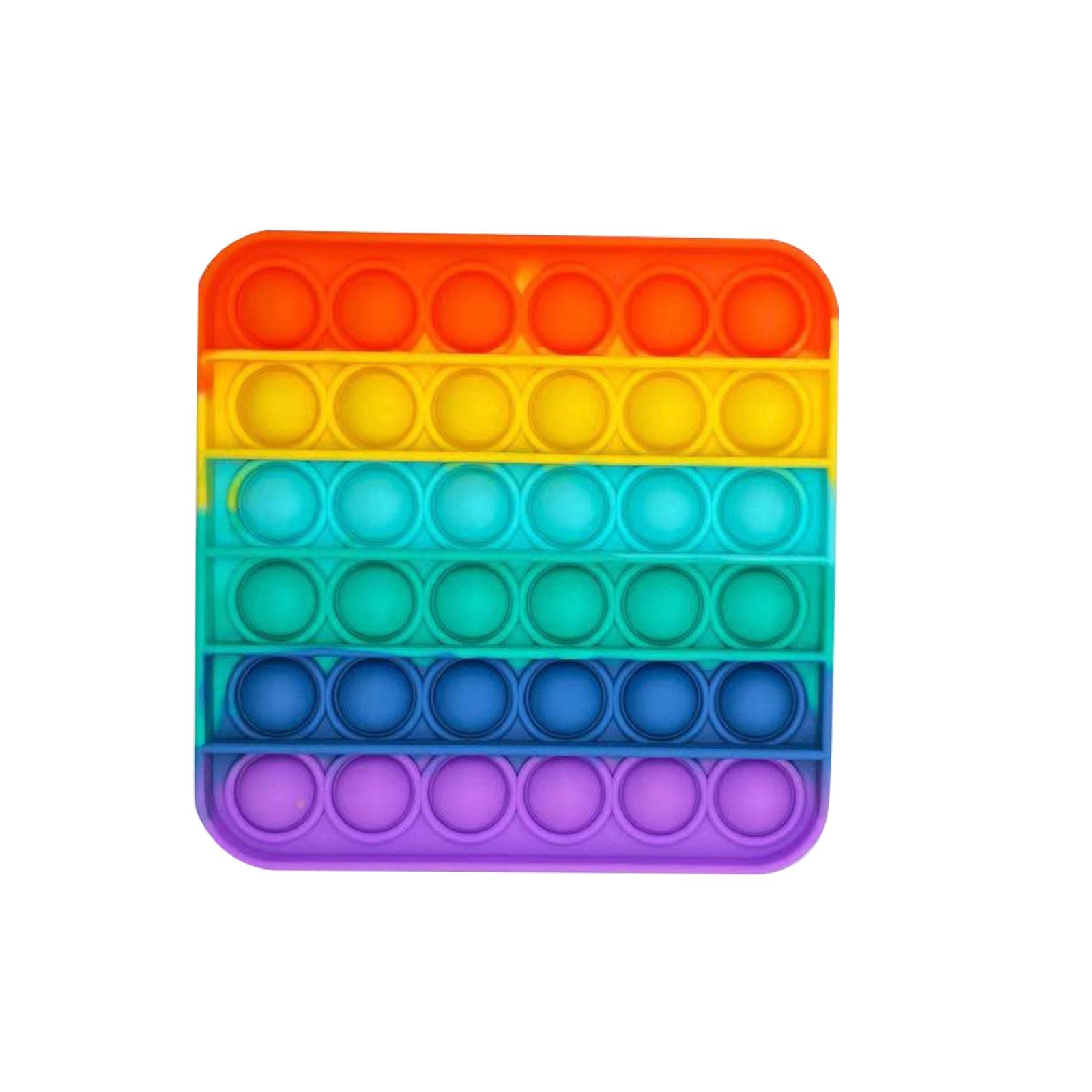 Push Bubble Sensory Pops-It Fidget Toy Box Squishy Figet Stress Reliever Toys  Child Funny Stress Pops-it Reliver Poppit