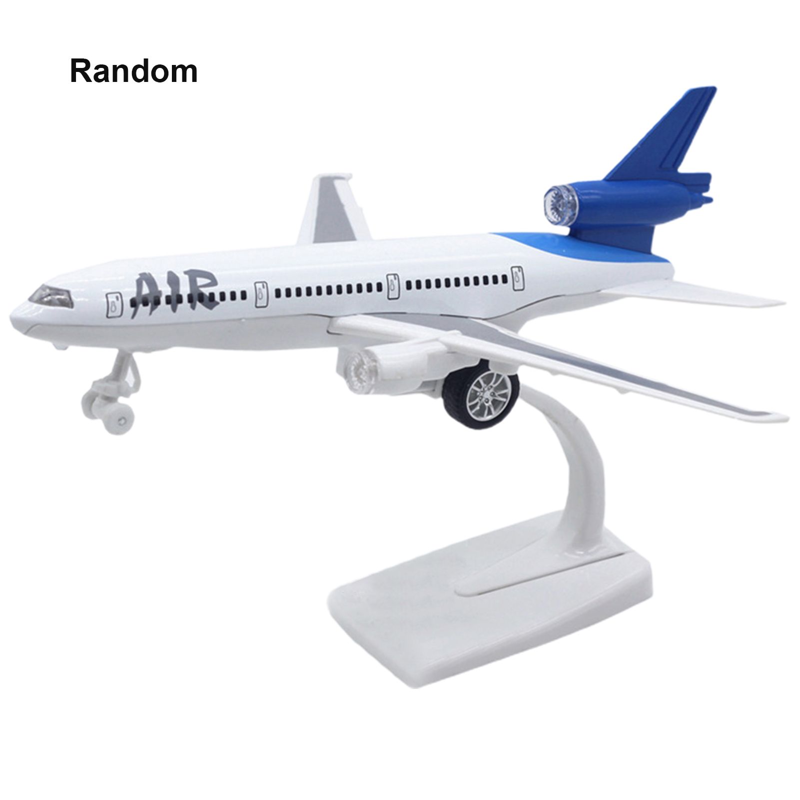 Boeing  Planes Model Vivid Appearance Collectable Die-cast Boeing 727 Model with LED Light Music for Home