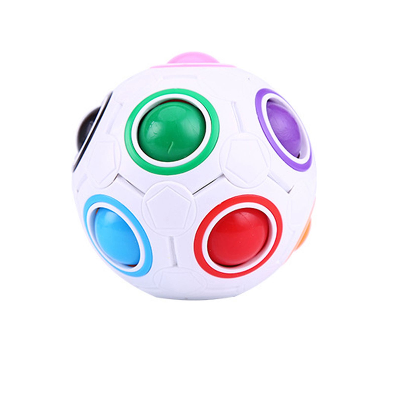 Luminous Rainbow Ball Intelligent Luminous Stress Reliever Magical Rainbow Ball