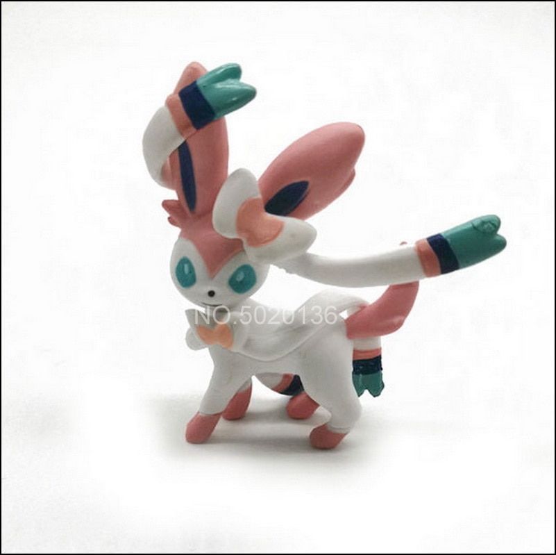 Pokemon 4-6cm Charmander Popplio Litten Pikachu Rowlet Treecko Eevee Fennekin Greninja Anime Action Figure Dolls Toy