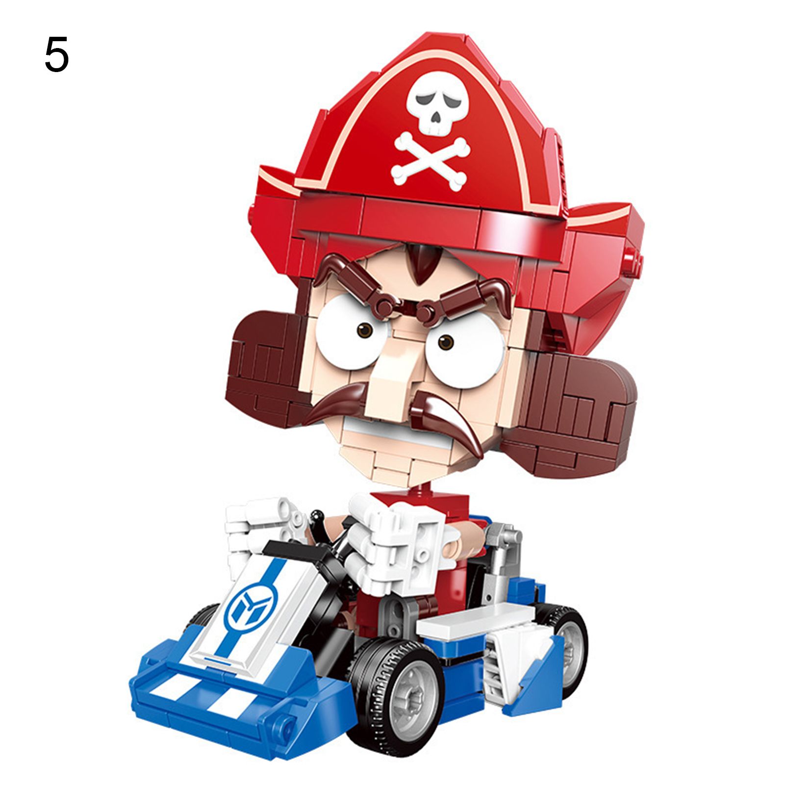 Educational Kart Bricks Movable Joints Simulated 2 in 1 Racing Kart Building Block for Kids