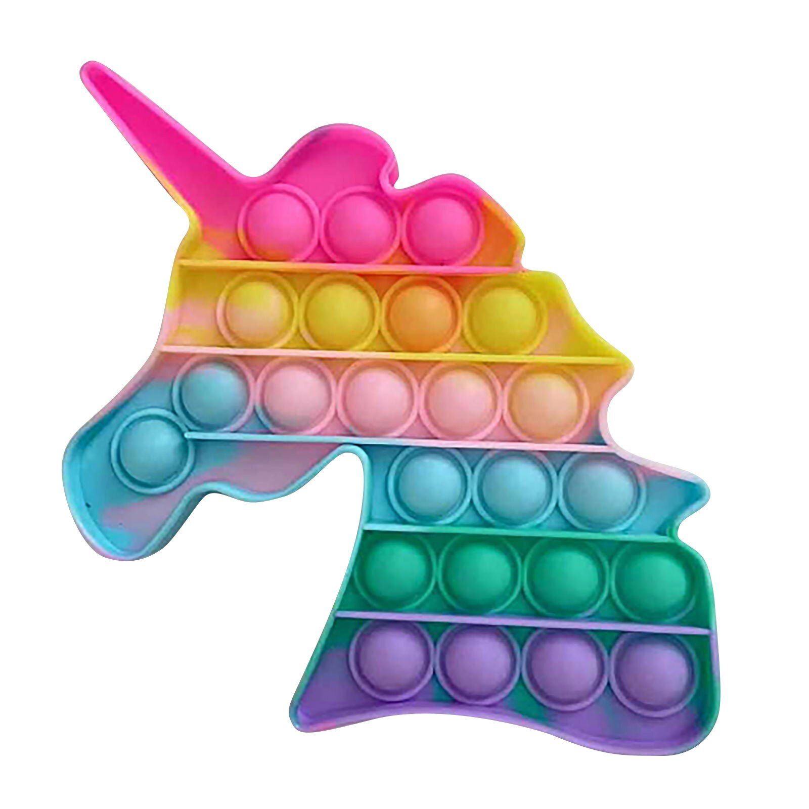 Push Pops System Its Bubble Strawberry Rainbow Color Fidget Toys Autism Special Needs Sensory Anti-stress  Toy Kids Toys