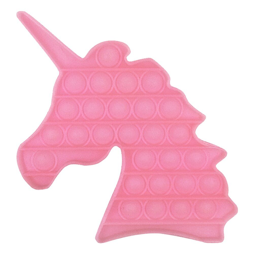 New Glitter Push Bubble Toy Ice Cream Luminous Push bubble  Stress  Toys Autism Gradient Color Rainbow Color Fidget Toy
