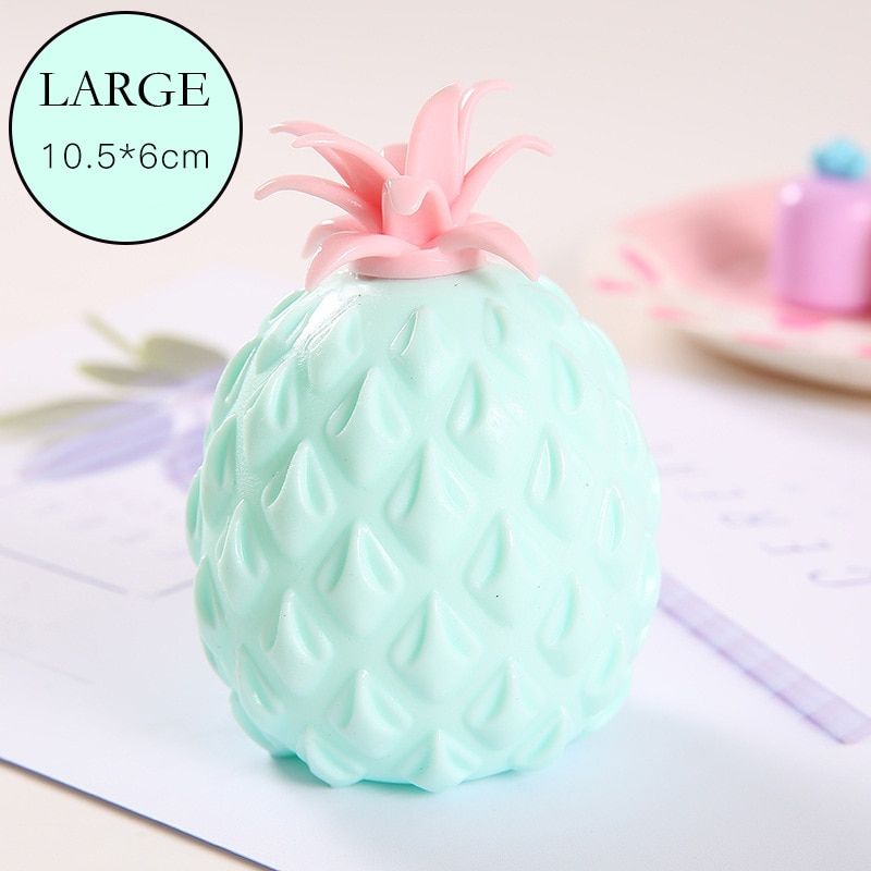 Fidget Toys Fun Soft Pineapple Anti Stress Ball Stress Reliever Toy for Children  Simple Dimple Creativity Sensory Toy Gift