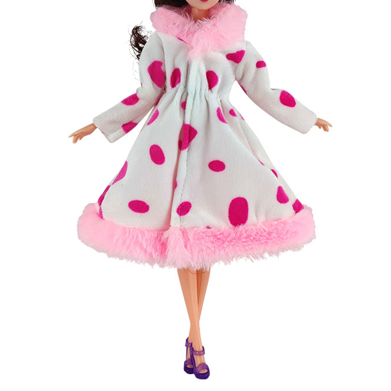 Doll Dress Premium Decorative Portable Doll Long Sleeve Winter Outfit for Toy