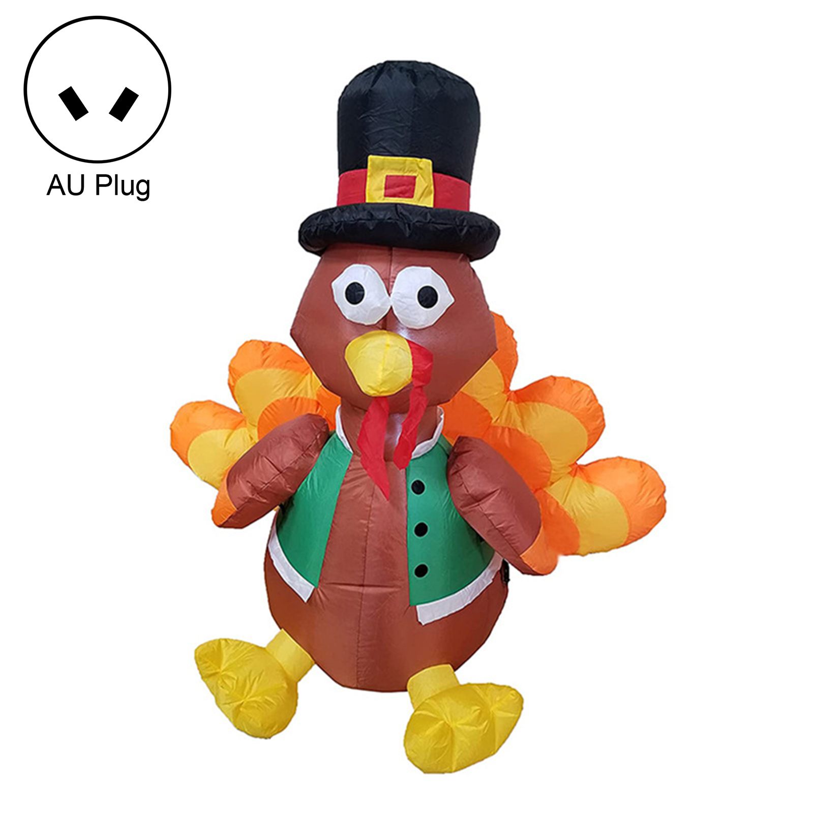 Turkey Model Ornamental Blow-Up Fall Thanksgiving Lighting Turkey