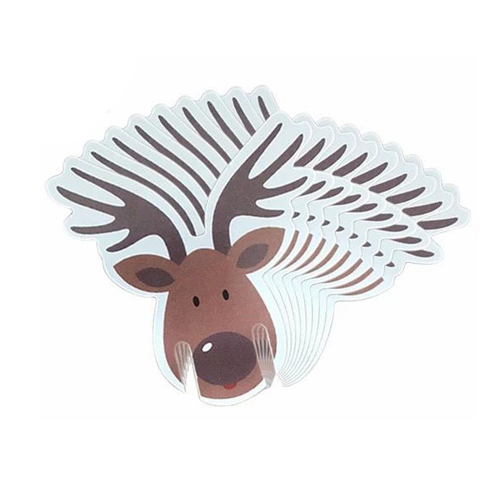 Card Decor Eco-friendly Santa Hat Glass Decor