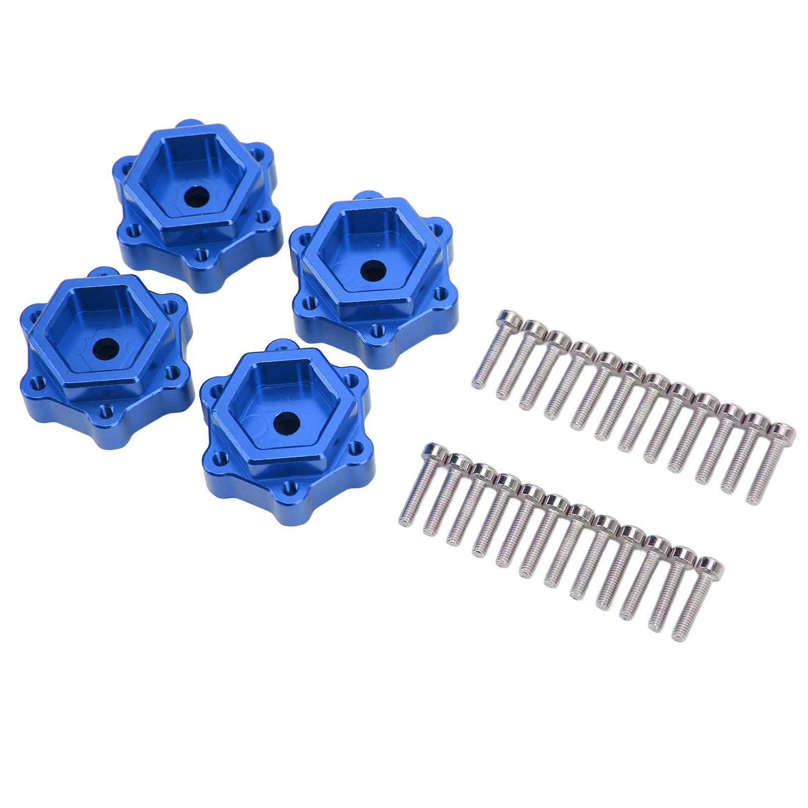 RC Aluminum Wheel Hex Adapter Metal Replacement Rust Proof Corrosion Resistant Car 2 Pair for 1/8 Monster Truck