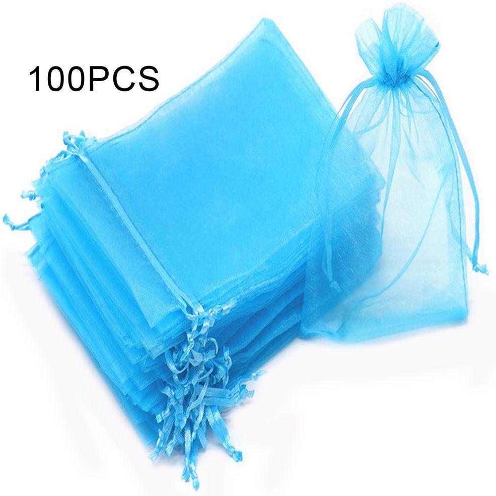 MA Lightweight Pure Pigment Color Mesh Yarn Beam Mouth Gift Candy Bag