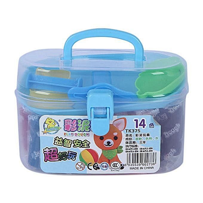 Plastic Crystal Clay Soft Plasticine Slime Toy - Multi-Color