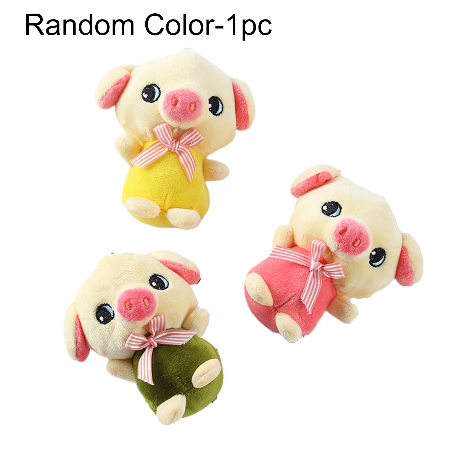 Cartoon Keyring Ultra-soft Stuffed Pig Cartoon Toys Pendant