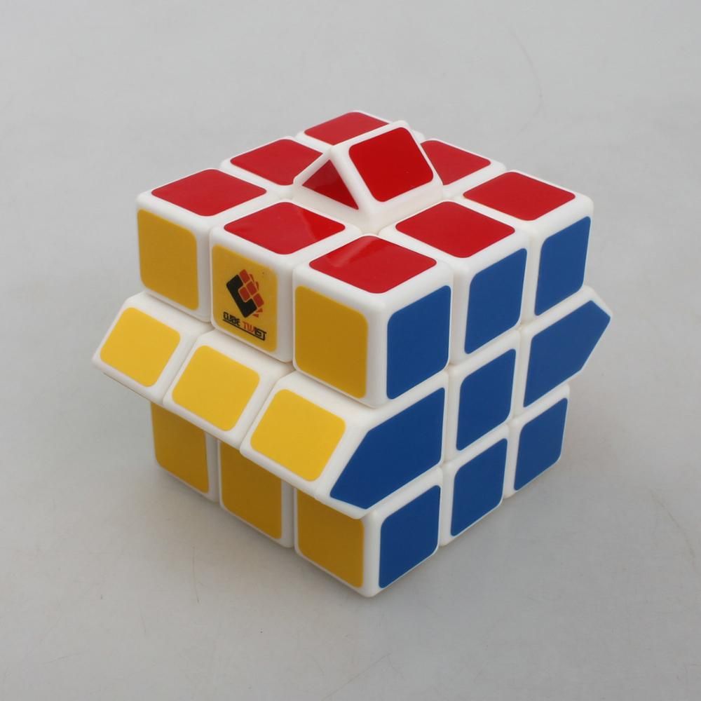 Nuovo cubetwist tre strati deformazione galleria bianco cubo magico, 3x3x3 variazione deformazione cubo magico Children Gift Toy
