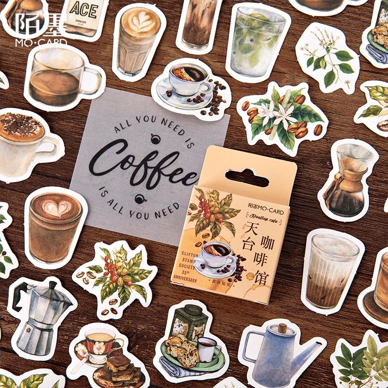 40Pcs/Pack English Blessing Stationery Stickers Doodling Travel DIY Sticker Car Motorcycle Luggage Laptop Bike Scooter Toys