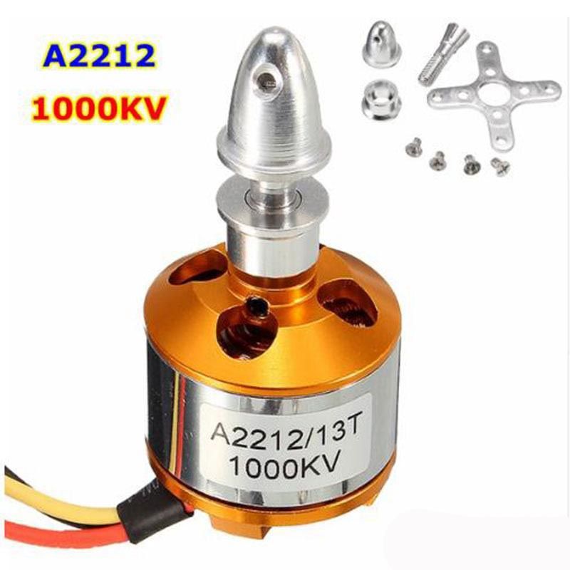 A2212 1000KV Brushless Outrunner Motor - Silver