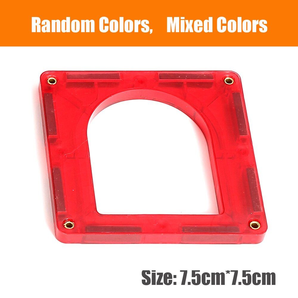 1pcs Large Size Transparent Color Magnet Building Bricks Magnetic 3D Blocks Constructions for Kids Toys Children Gifts