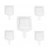 5Pcs Dollhouse Resin Simulationniature Bakeware Tray DIY Decor cessories