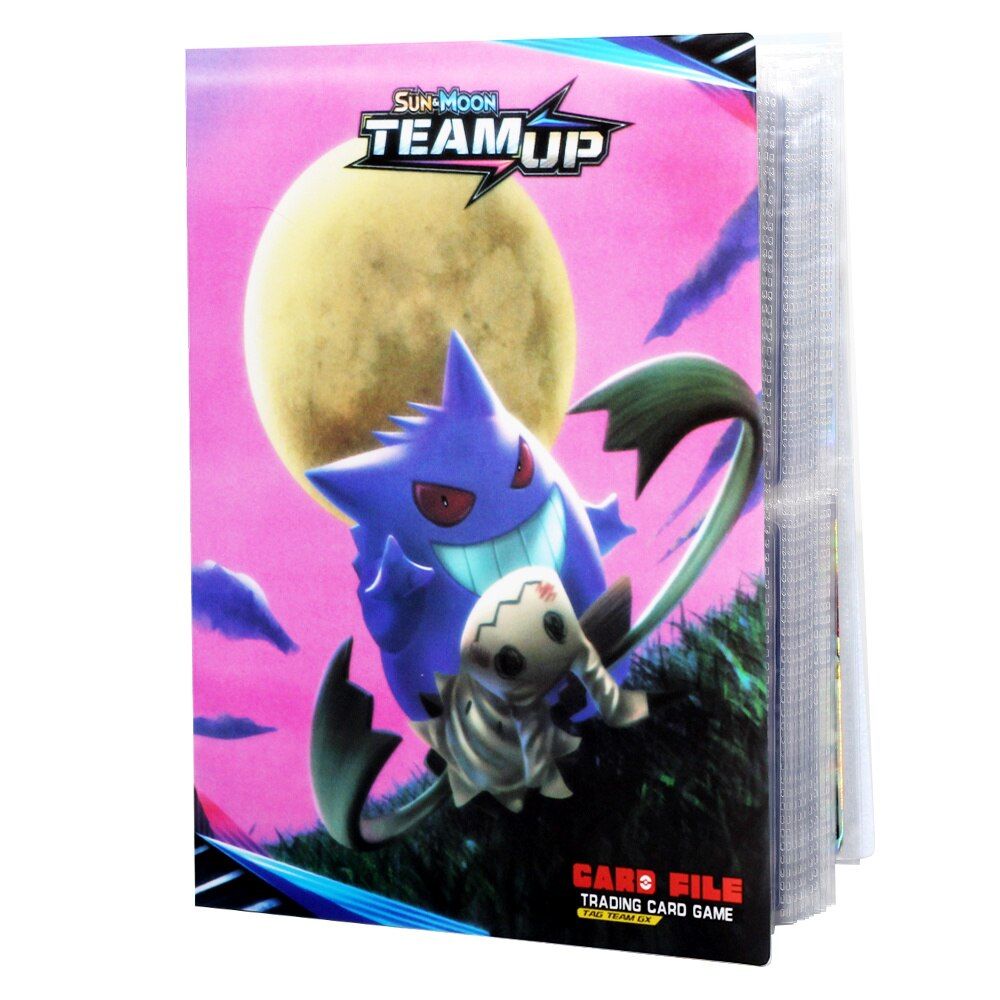 240pcs Pokemon Card Characters Card Collection Notebook Game Card Playing Album Pokemones Cards Holder Novelty Gift For Kids