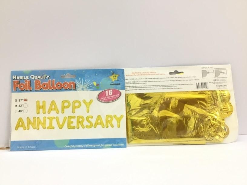 Anniversary Foil - Golden Color