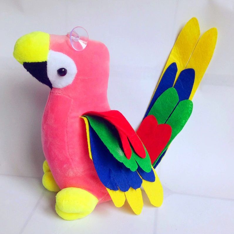 parrot plush toy