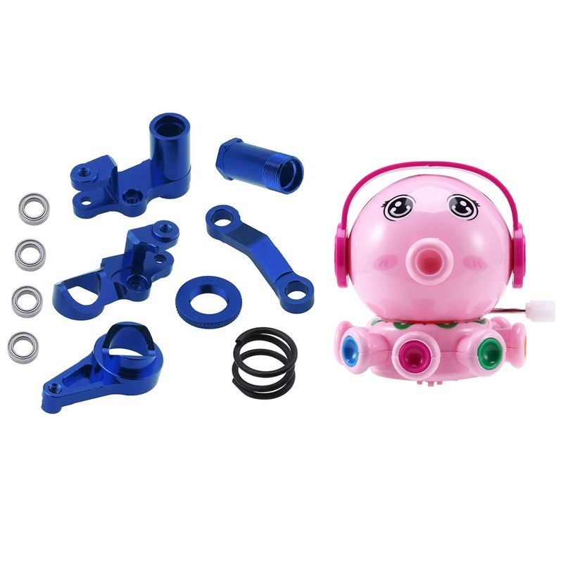 Wind Up Octopus Animal Party Toy Great Gift with Steering Bellcranks and Servo Saver Set for Traxxas 1/10 Slash Hop-Up