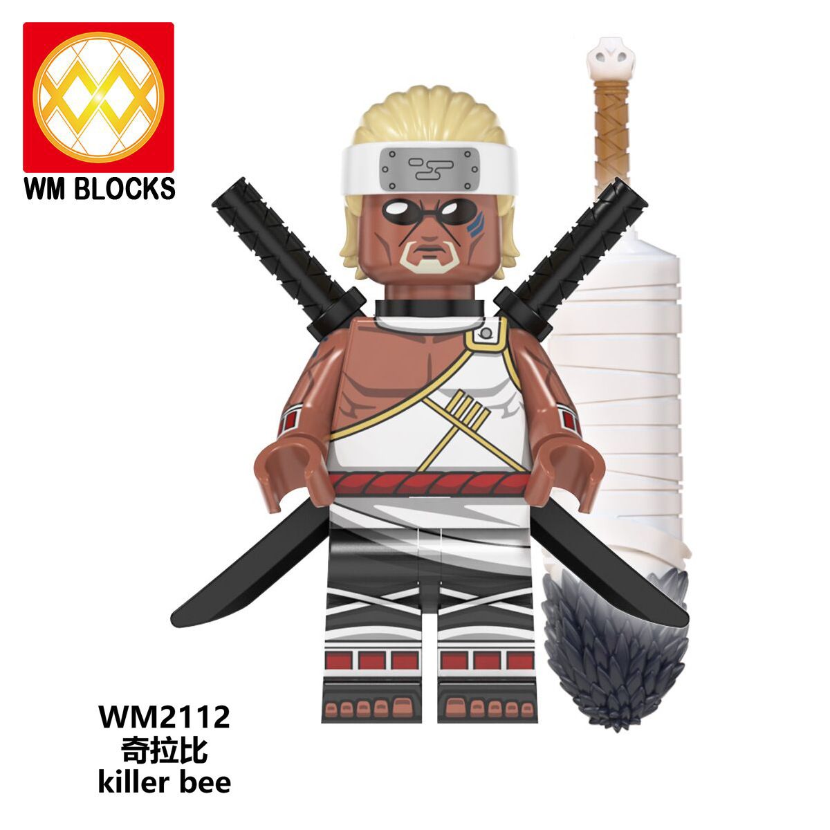 Single Sale 2021 New Japan NARUTO Building Block Uzumaki Naruto Namikaze Minato Orochimaru Bee Senju Hashirama Senju Tobirama Building Block Anime Character Series Toys For Children Gift WM6108