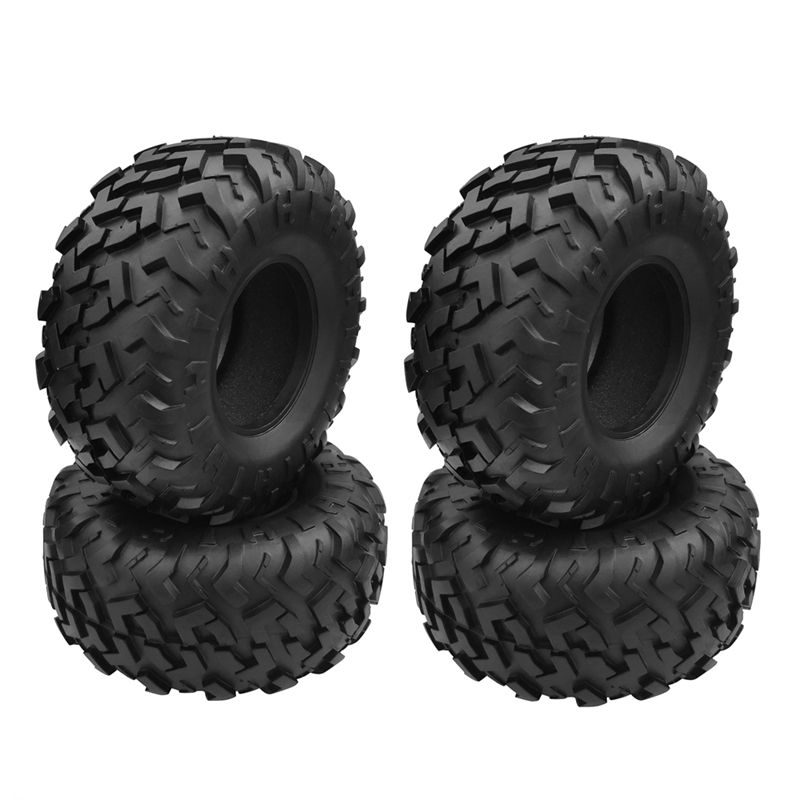 4PCS 128mm 2.2in Mud Grappler Rubber Tyre Wheel Tires for 1/10 RC Crawler Traxxas TRX4 TRX6 D90 Axial SCX10 90046 Wraith