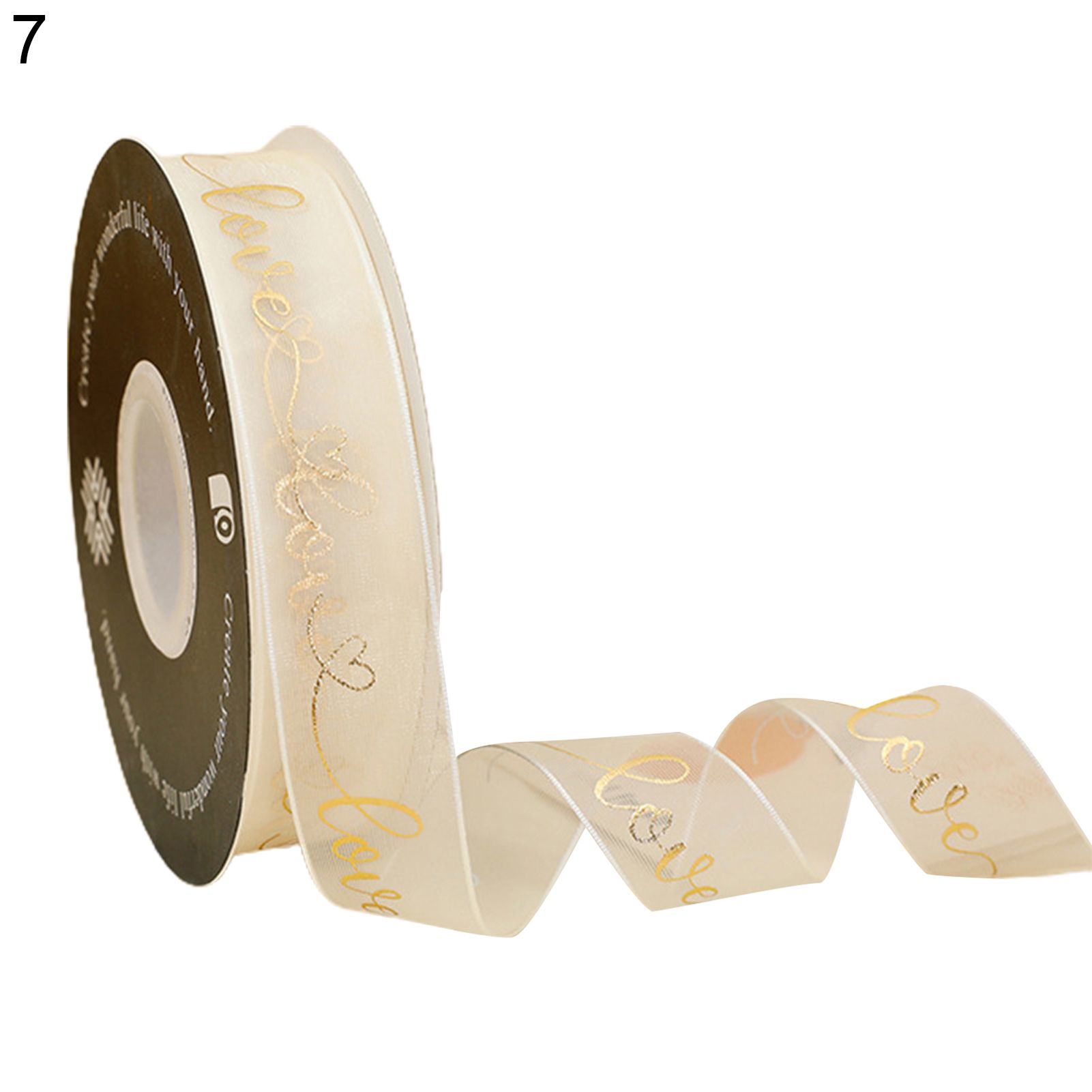 Gift Wrapping Ribbon Decorative Color Gift Wrapping Wreath Ribbon