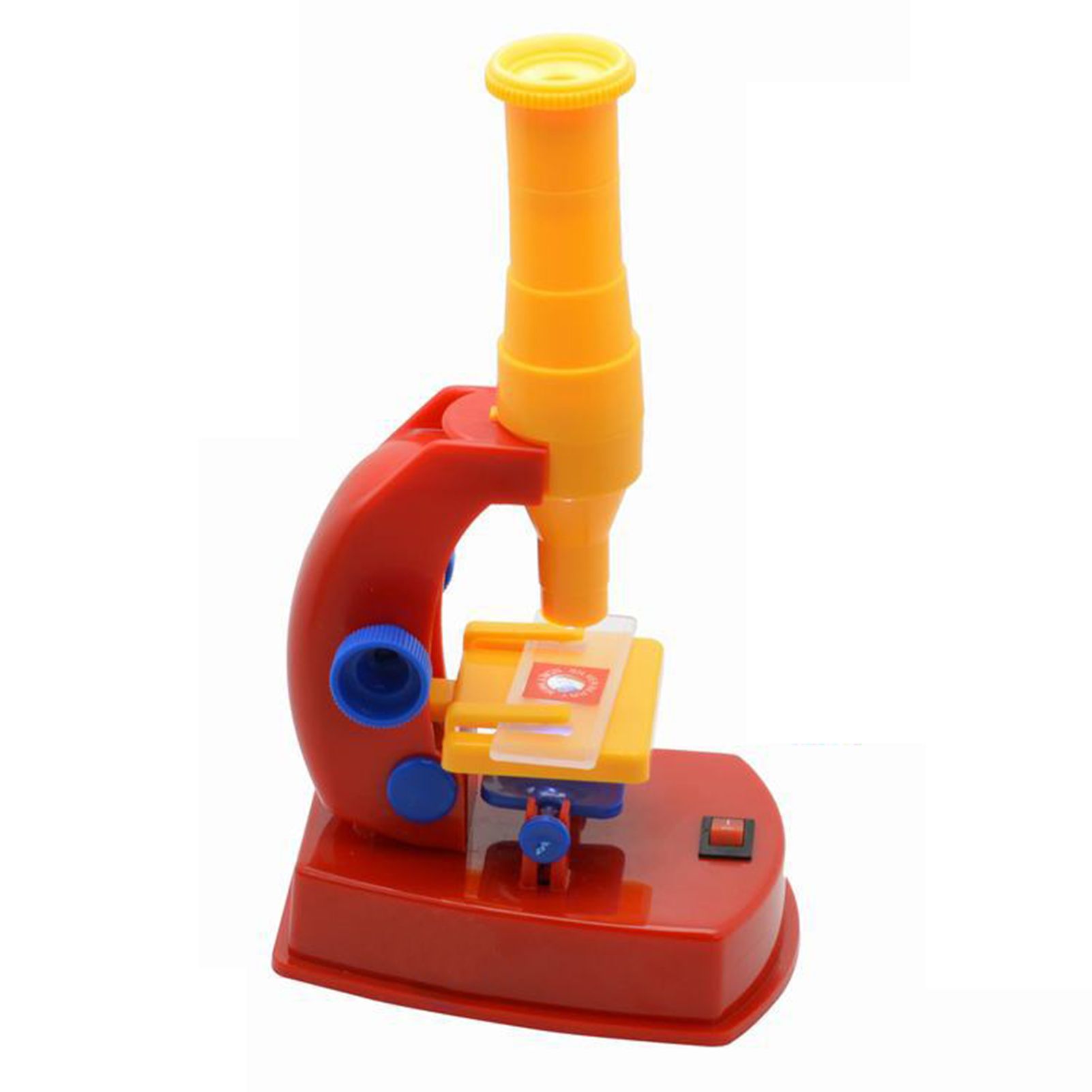 Kids Microscope Puzzle Teaching Accessories ABS Self-assembly Microscope Experimental Tools for Early Learning