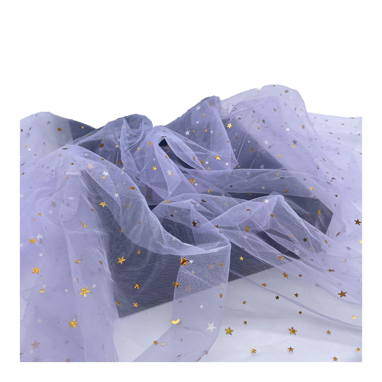Tulle Ribbon Roll Versatile Solid Color Stylish Tulle Roll