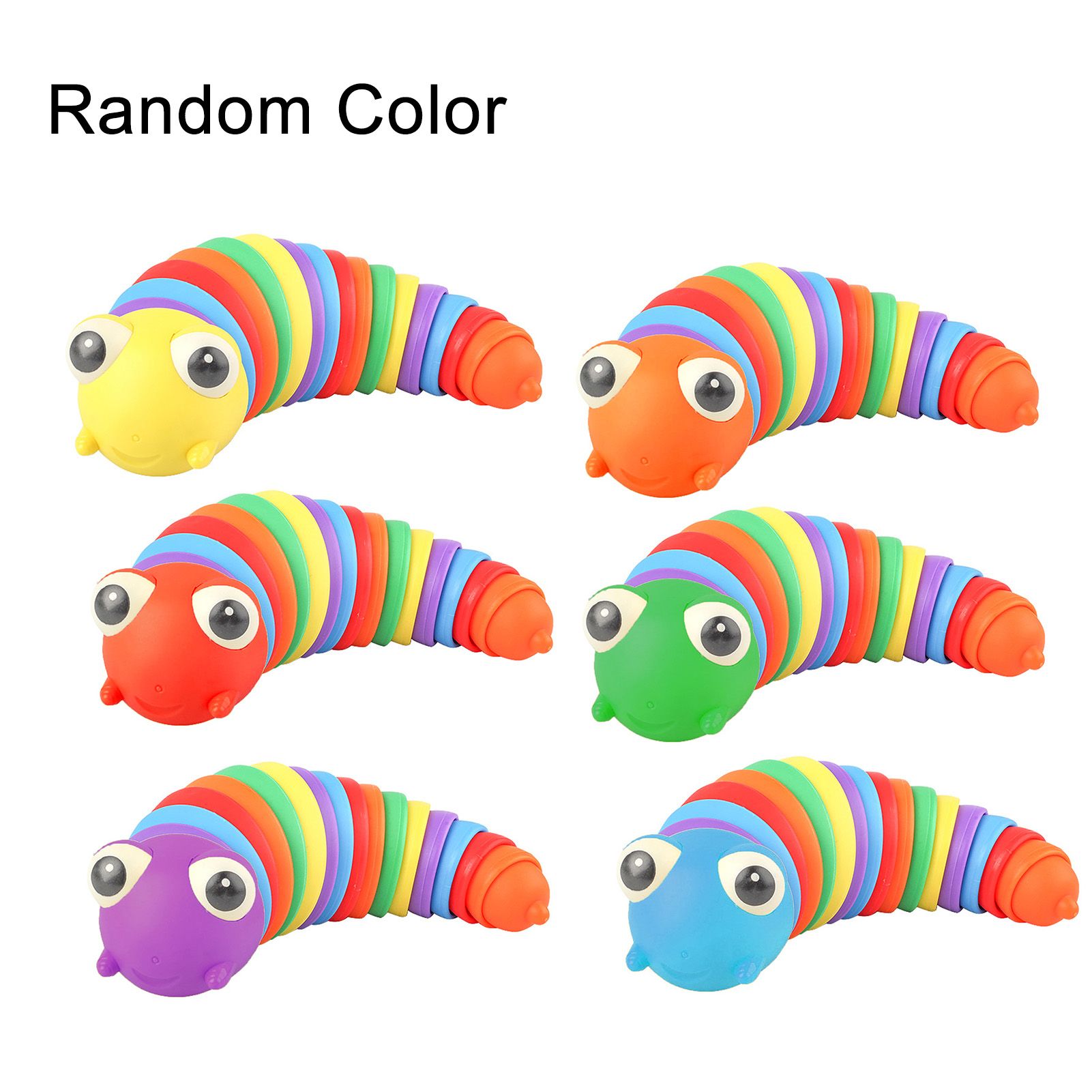 Fidget Caterlar Toy Burrs-free Colorful Fidget Sensory Toy