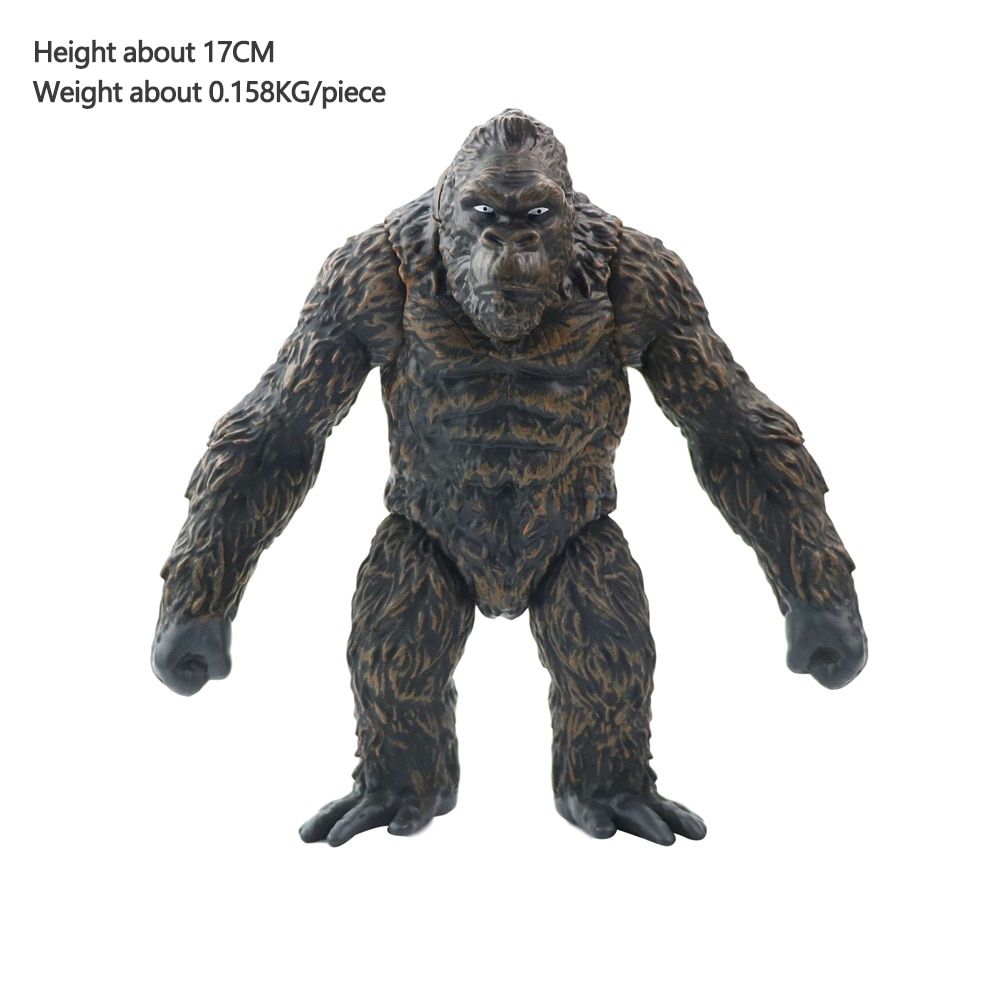 Movable Joints Orangutang Simulation Vinyl Hollow Inside King Kong Chimpanzee Doll Action Toy Figures