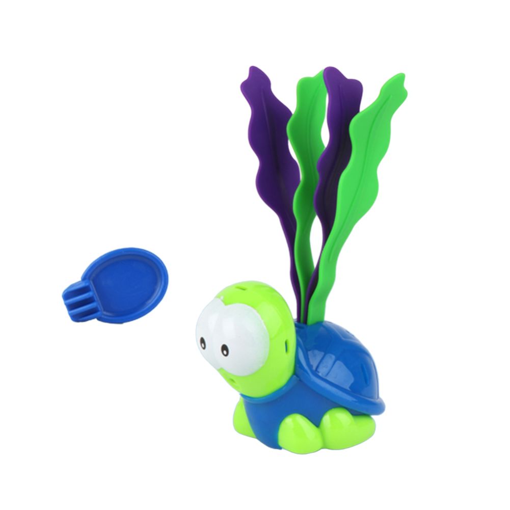 Tortoise Frog Animal Seaweed Water Induction Automatic LED Glowing Kids Bath Toy