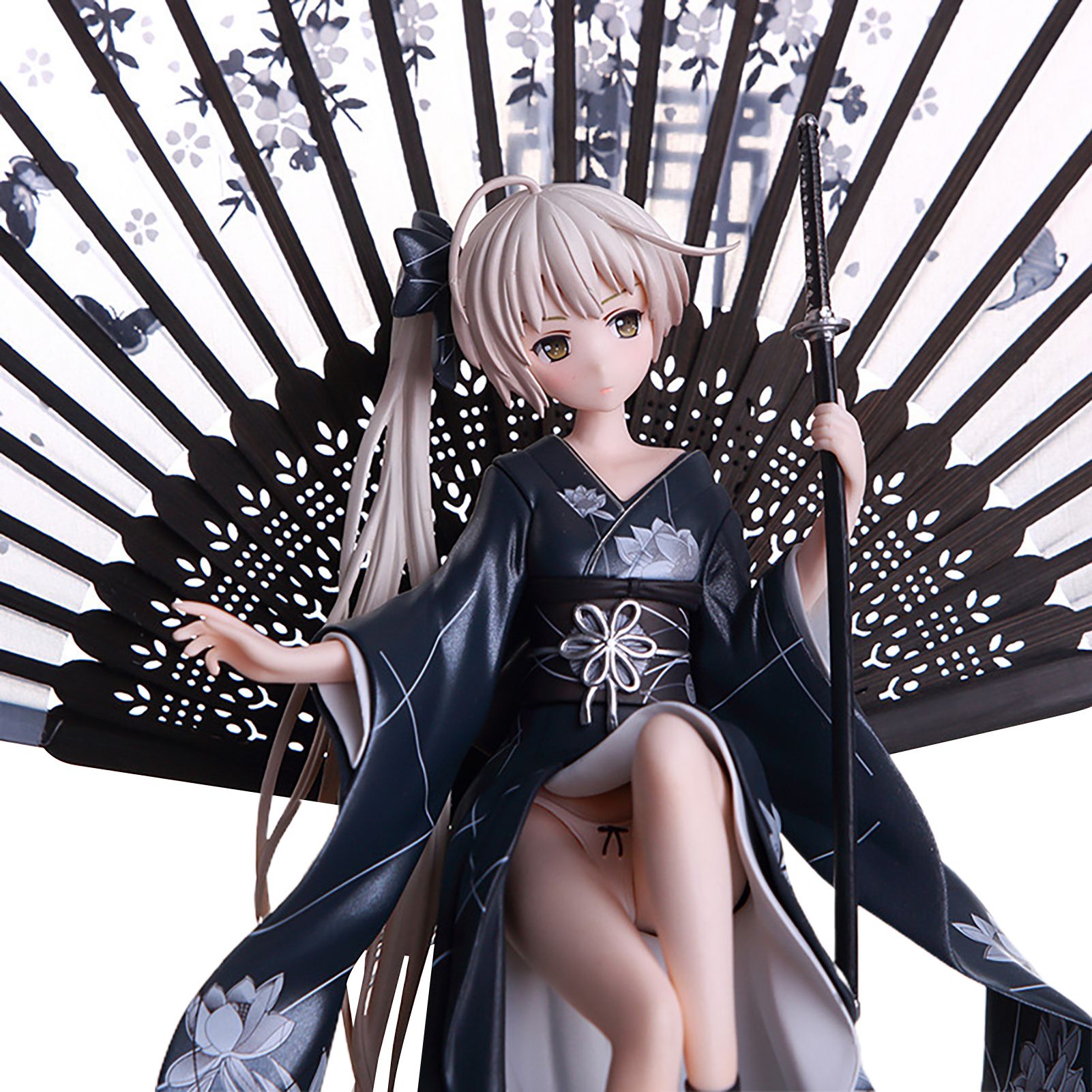 Model Toy Kasugano Kimono Figure Design Exquisite PVC Simulation Decor Display Mold for Gift