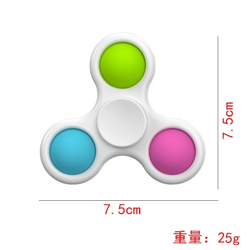fun pops its fidget toy spinner stress  toy simple dimple toy anti stress squeeze toy push bubble sensory for  kids