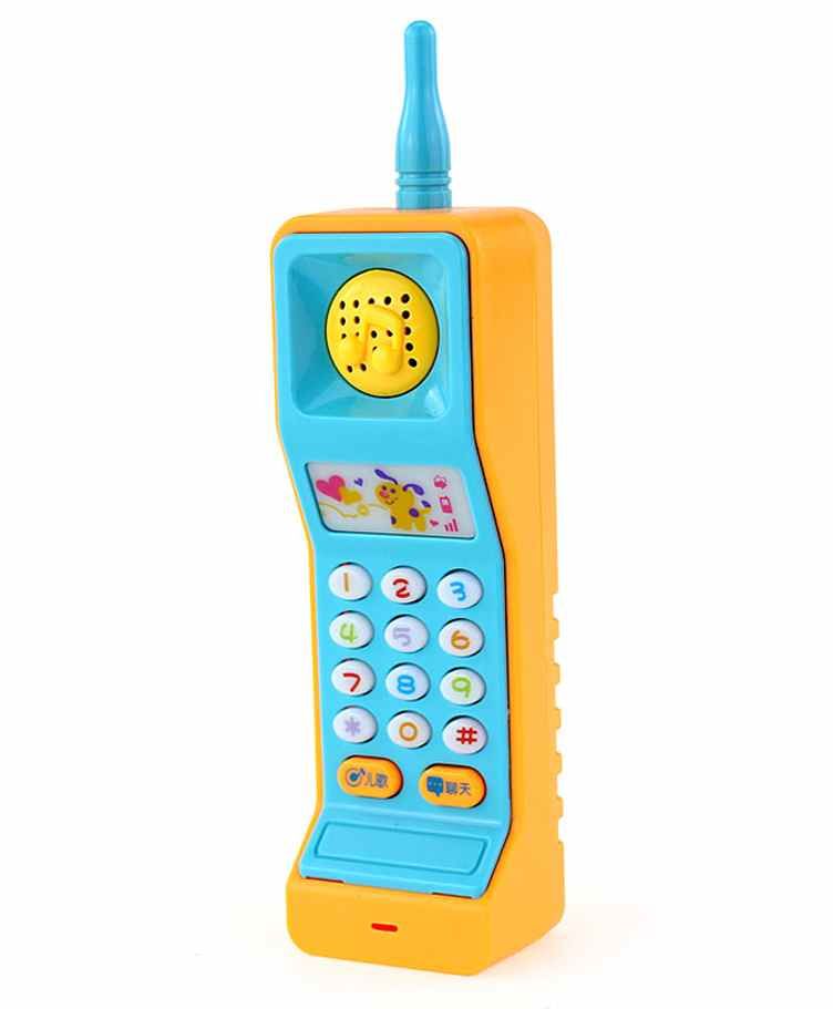 Musical Mobile Phone Toy with Light & Music - (Color May Vary)