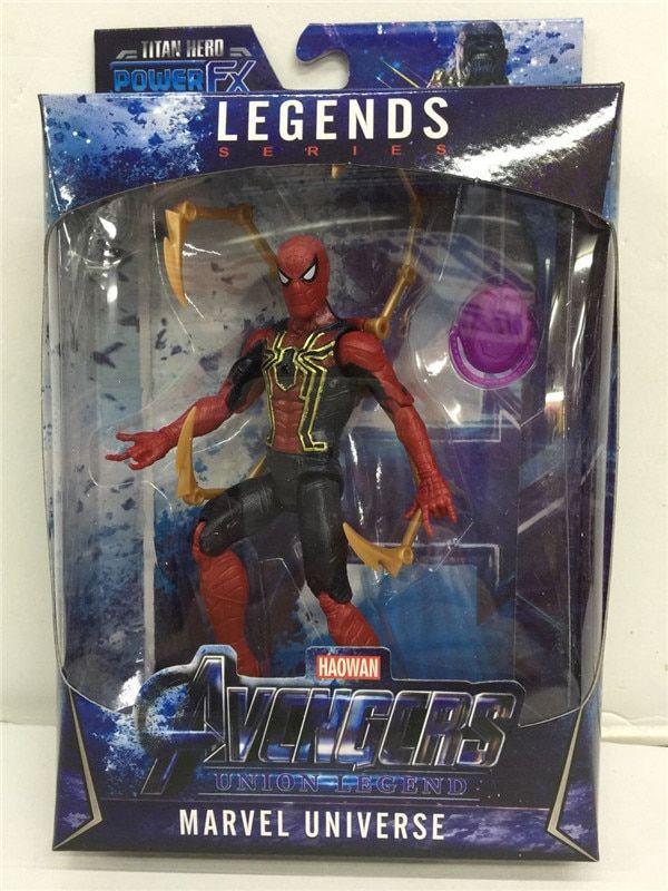 LED Thanos Black Panther kids marvel Captain America Thor Iron Man Hulk Avengers action Figure toys Model Doll