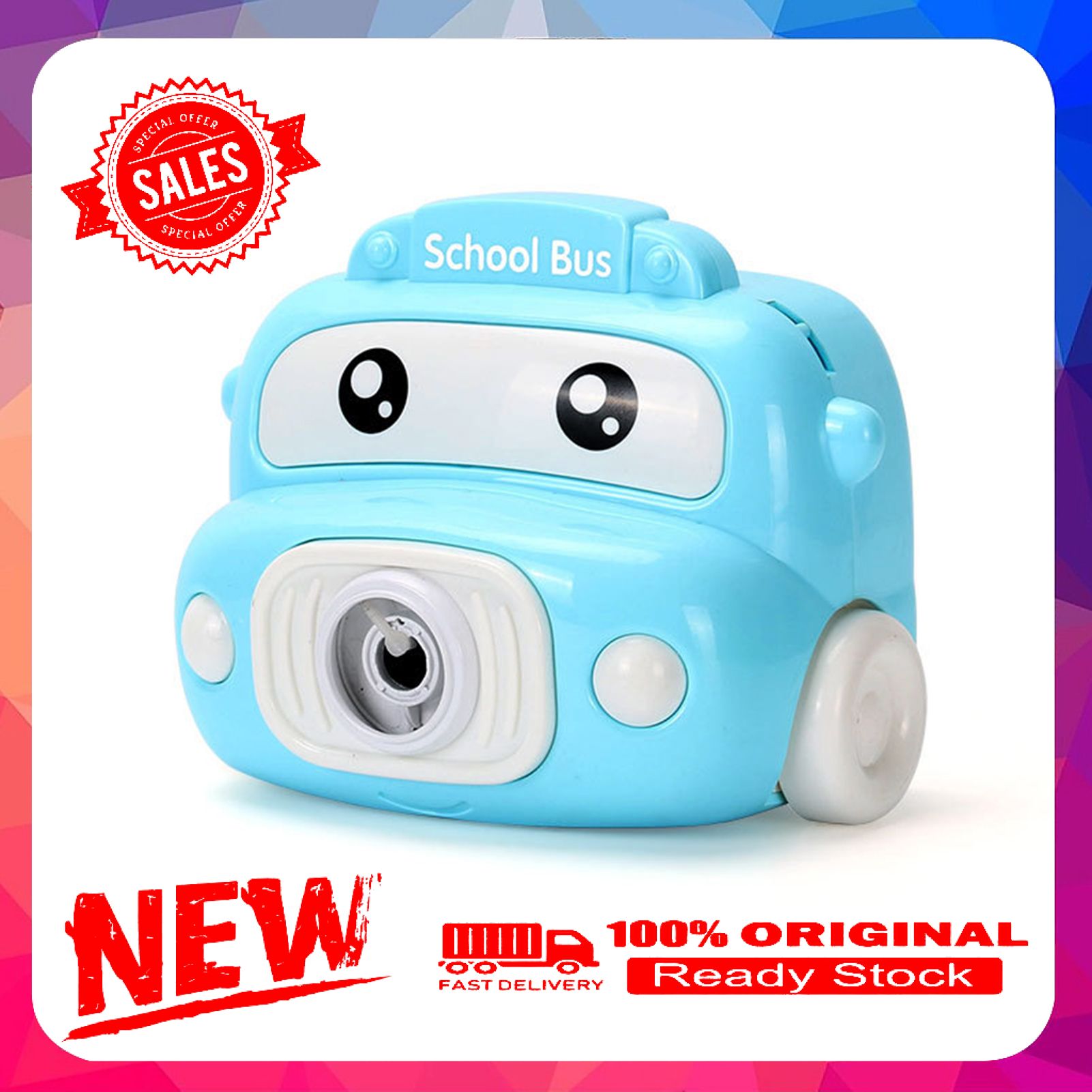 Bubble Blower Exquisite Leak-proof Lovely Electric Bubble Machine Camera for Kid