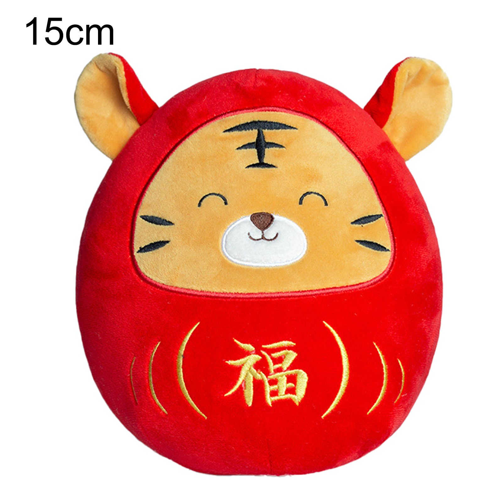 Stuffed Toy Anti-deformed Tiger with Round Eyes Plush Doll