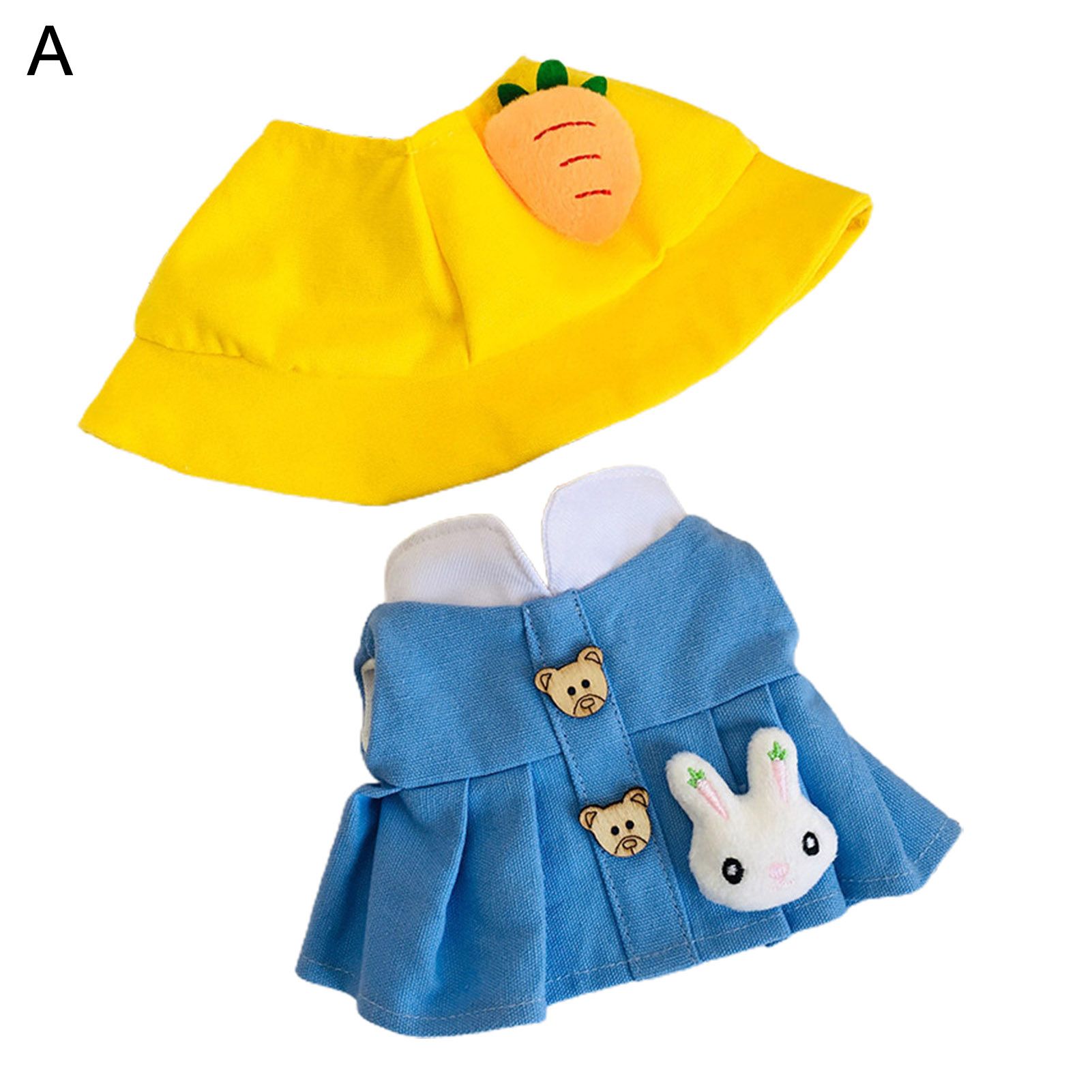 Doll Bunny Skirt Multifunctional Doll Hairband Skirt Outfit
