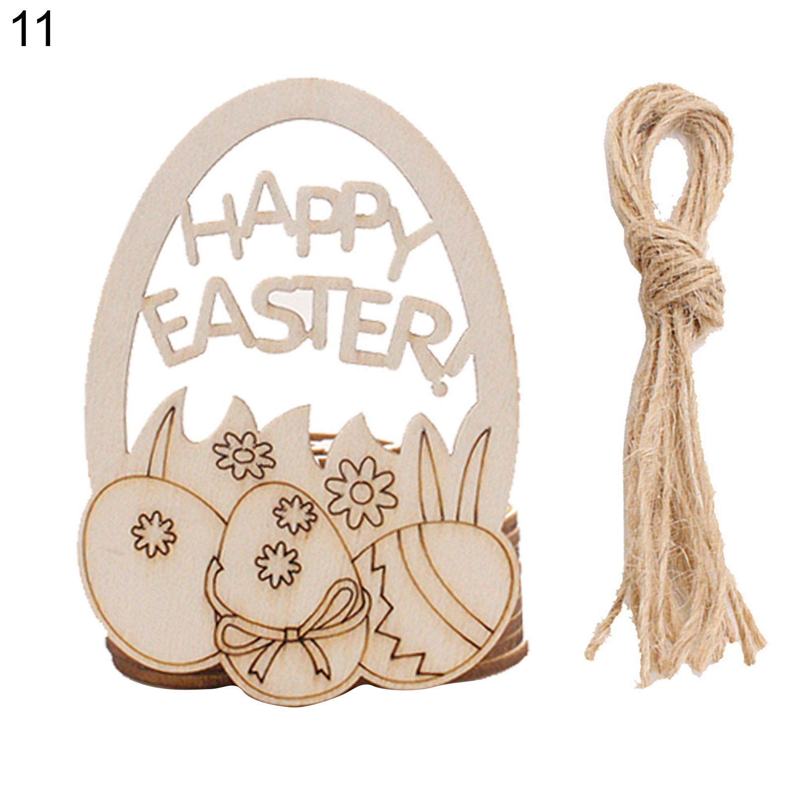 Wooden Ornaments Adorable Cute Unfinished Easter Wood Crafts