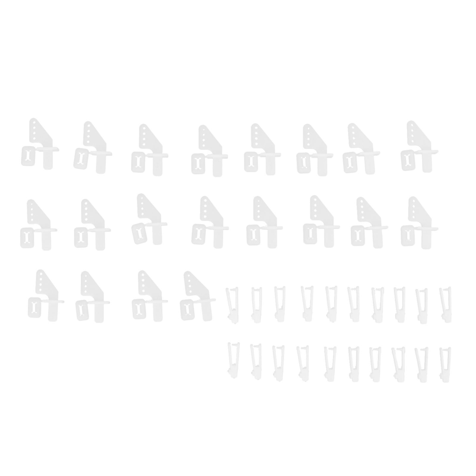 20 Sets Control Horns Clevis Kit KT Rudder Angle For RC Airplane Fixed