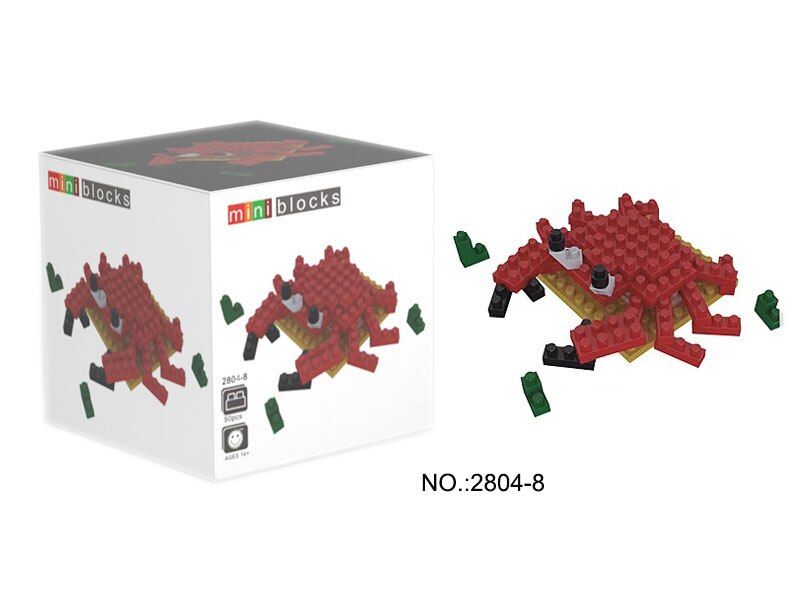 Hot selling block toys kawaii animal mini dog turtle bird 3d DIY model plastic building bricks educational for children
