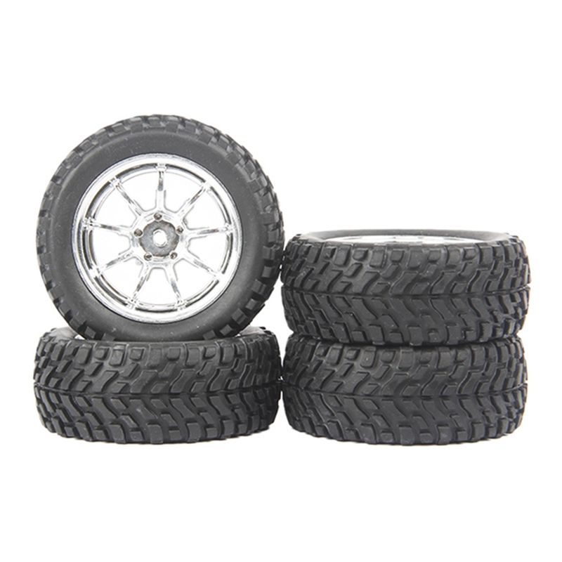 4Pcs Rubber Tire Tyre Wheel for WPL C14 C24 B14 B24 MN D90 D99 MN90 MN99S RC Car Upgrade Parts Spare Accessories